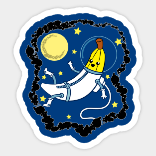 Space Banana Sticker